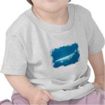 Swimming Beluga Whales Baby T-Shirt