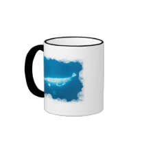 Swimming Beluga Whales Coffee Mug