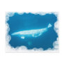 Swimming Beluga Whales Postcard