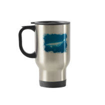 Swimming Beluga Whales Travel Mug