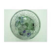 Swimming Bleach Glass Post Card