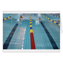 swimming greeting cards