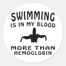 Swimming Design Stickers