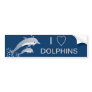 Swimming Dolphins Bumper Sticker