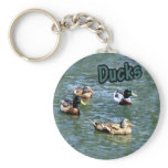 Swimming Ducks Key Chain keychains