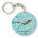 Swimming Lizard keychains