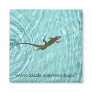 Swimming Lizard Fridge Magnet