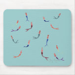Swimming Mermaids Mousepad