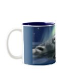 SWIMMING POLAR BEAR mugs