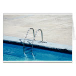 Swimming pool greeting cards