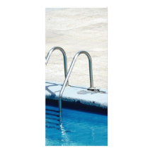 Swimming pool customized rack card