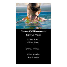 Swimming Pools Business Card