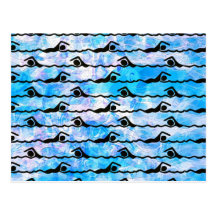 SWIMMING POST CARDS