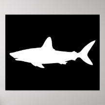 Swimming Shark Posters