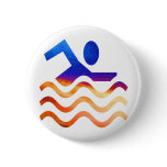 Swimming Success - Cool mind in hot times Buttons