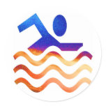 Swimming Success - Cool mind in hot times stickers
