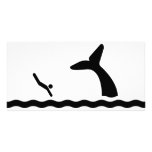 Swimming with the Whales photo cards