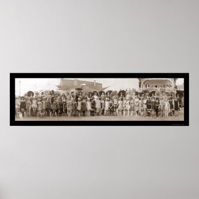 Swimsuit Beauties Wow Photo 1922 Print by lc_panoramicphotos