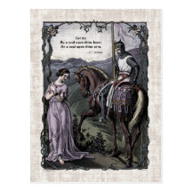 Swinburne "An Old Saying" Victorian Postcard