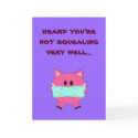Swine Flu get well card