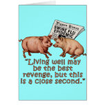 Swine Flu Humour Products cards