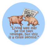 Swine Flu Humour Products stickers