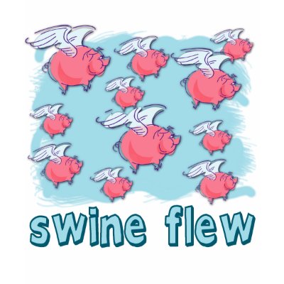 Swine Flu Humour Products T Shirts by greenbaby