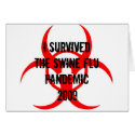 SWINE FLU PANDEMIC cards