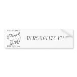 SWINE FLU PARTY bumper stickers