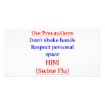 Swine Flu Precautions photo cards