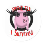 Swine Flu stickers