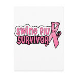 Swine Flu Survivor postcards