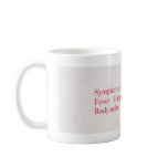 swine flu symptoms mugs