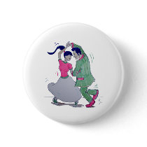 swing dancers pin