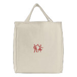 Swing Dancers embroidered bags