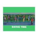 SWING TIME - Postcard  Golf Outing Invite