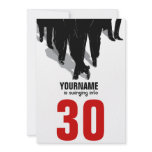 Swingers Rat Pack 30th Birthday Party Custom Announcements