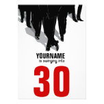 Swingers Rat Pack 30th Birthday Party Custom Invitation