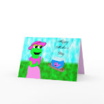 swinging frog, Mother's Day cards