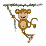 swinging monkey photo sculptures