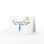 Swinging Single Singles Stationery cards