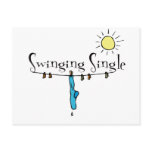 Swinging Single Singles Stationery postcards