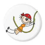 Swinging Stick Pirate Magnet