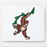 swinging vine monkey mousepads