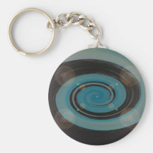 Swirl Abstract Key Chain