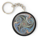 Swirl Design Key Chain keychains