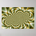 Swirl Fractal 3 - Fractal Poster posters