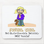 Swirl Girl Mousepad