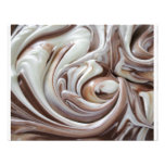swirl of chocolate small invitation