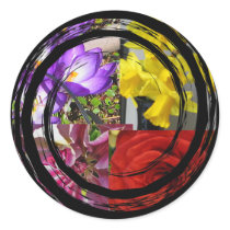 Swirl of Flowers Sticker
